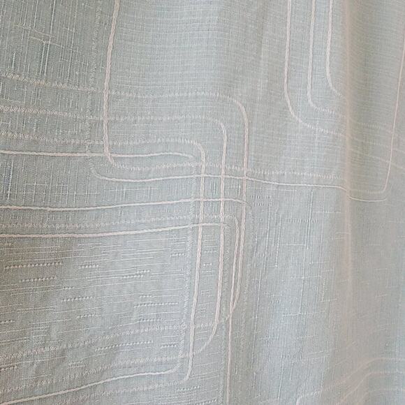 Tommy Bahama Short Sleeve Silk Shirt Mens XL Teal Blue Button Front Collared - Picture 9 of 15